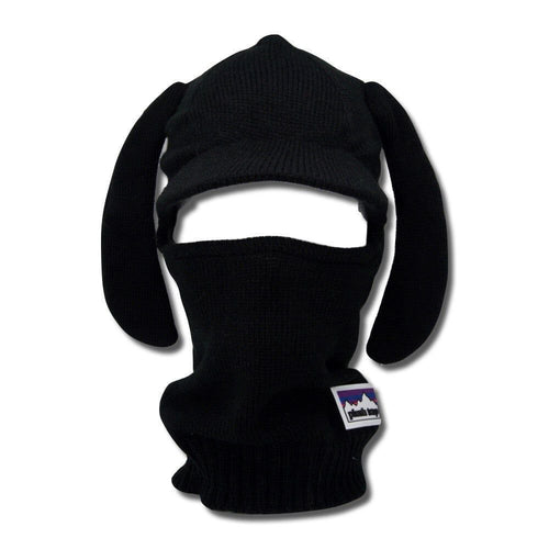 Black Brim 1-Hole Balaclava – Sleek Ski Mask for Streetwear, Winter Sports & Tactical Gear
